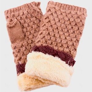 Multicolor Fingerless Gloves, made by Comfy USA in one size